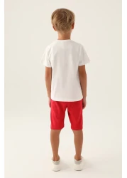 U.S. Polo Assn. US Polo AssnBoy's Crayons Art Licensed T-shirt-Shorts Set