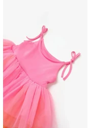 Le Mabelle Jade Pink Tutu Skirt Girl's Ballerina Dress with Straps