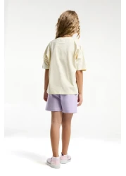 U.S. Polo Assn. U.S. Polo Assn. Girl's Yellow Shorts Set