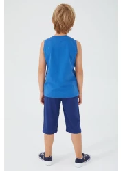 U.S. Polo Assn. Picture Details Blue Boy Bermuda Suit