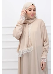 Kutay Collection فستان صلاة نسائي بحجاب ذاتي