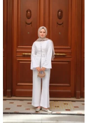 LOCCO Women's Bea Suit White