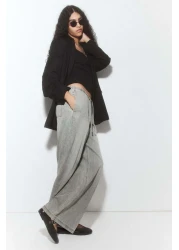 H&M Denim drawstring trousers