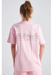 The Champ Clothing The Wellness Era Printed 100% Cotton Oversize Women's T-Shirt