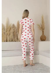 PİJART Women's Cotton Pajama Set