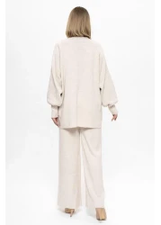 erk giyim Balloon Sleeve Knitwear Set