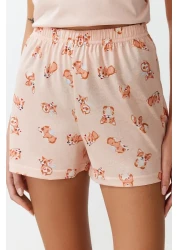  Collection Multicolored Animal Patterned Pajamas Set in Questions Thmss24Pt00198