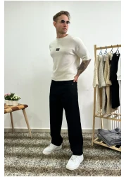 corfixman بنطلون أسود فضفاض