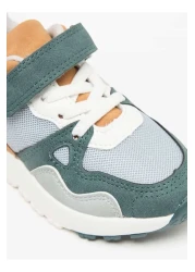 LBL by Shoexpress Panelled Sneakers with Hook and Loop Closure