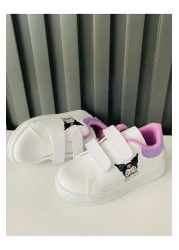 AdaKids حذاء رياضي خفيف الوزن مطبوع عليه كروم للفتيات والأولاد للجنسين من CIrt Velcro أرجواني