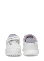 U.S. Polo Assn. Garfield Jr 5Fx White Female Child Sneaker Shoes
