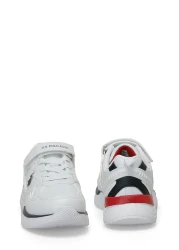 U.S. Polo Assn. Boy's White Sneakers - INTER JR 4FX