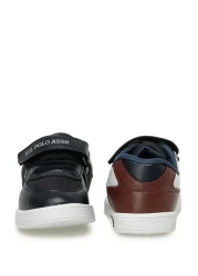 U.S. Polo Assn. حذاء كارين 3fx للأولاد باللون الأزرق الداكن