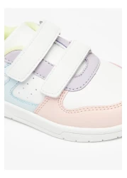 Flora Bella by Shoexpress Panelled Sneakers with Hook and Loop Closure