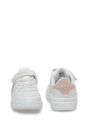 U.S. Polo Assn. حذاء رياضي للفتيات باللون الأبيض من BERKELEY JR 3PR