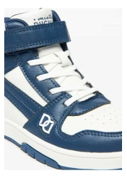 Duchini Mister Duchini Boys' Panelled Sneakers with Hook and Loop Closure