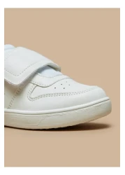 Lee Cooper Boys' Textured Sneakers with Hook and Loop Closure
