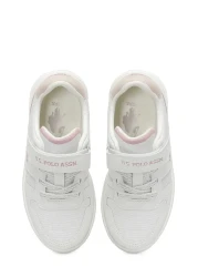 U.S. Polo Assn. Original U.S. Polo Assn. Girl's White Sneaker