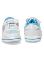 Frozen حذاء رياضي للفتيات باللون الأبيض - تصميم فيلكرو