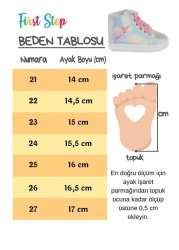 First Step يونيكورن مطرز فروي الوردي الدانتيل مفصلة انغلق الفضة فتاة حذاء رياضة أحذية رياضية-S-1003