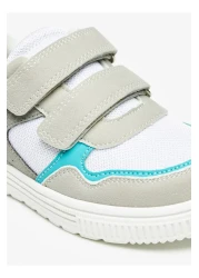 Juniors Colourblock Sneakers with Hook and Loop Closure