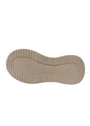 MİNİMASS حذاء رياضي للأطفال من Minimass Mink Brown Gold Heart Velcro