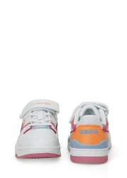 U.S. Polo Assn. Martell Jr 5Fx White Girl's Sneaker