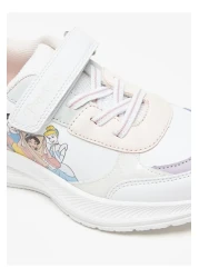DİSNEY Princess Print Sneakers with Hook and Loop Closure