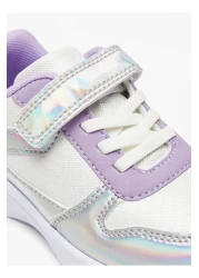 Flora Bella by Shoexpress Panelled Sneakers with Hook and Loop Closure