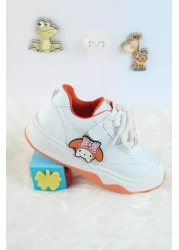 Moda Lime حذاء رياضي للأطفال للجنسين بتصميم خاص من Kuromi برباط وشريط فيلكرو