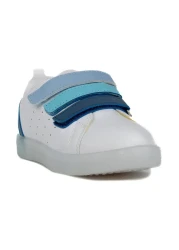 Vicco Sun 220f21y212 White Blue Orthopedic Lighted Boys' Sports Shoes
