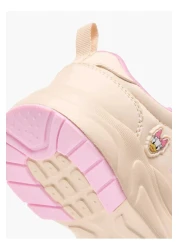 DİSNEY حذاء رياضي مزين بطبعة بطة ديزي مع قفل بخطاف وحلقة