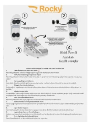 ROCKY Children's Roller Skates Lighted Sports Shoes & Walking Shoes & Sneakers