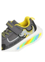 BUCKHEAD مقاس 22-32 حذاء رياضي مضاء للأولاد من إسفنج ميموري فوم لتقويم العظام