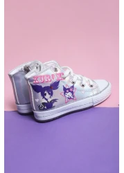 StWenn حذاء رياضي للأطفال مزود بسحاب ومضاء من Kuromi