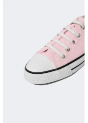 Defacto فتاة L.O.L. حذاء رياضي من الكتان بنعل مسطح مفاجئ