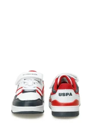 U.S. Polo Assn. Original U.S. Polo Assn. Boy's White Red Color Sneaker