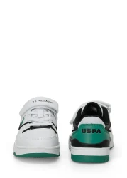 U.S. Polo Assn. حذاء رياضي للأولاد باللون الأبيض من MARTELL JR 5FX