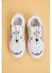 Vicco Corn Basic Girls Preschool White/Pink Sneakers