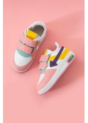 GAK RUN حذاء رياضي مريح للأطفال من الجنسين مع أحذية رياضية مرنة وفيلكرو