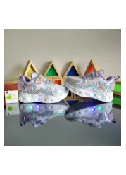 elma bebe حذاء رياضي بناتي بنعل ميموري فوم تشريحي، حذاء رياضي خفيف الوزن ومريح وناعم