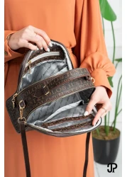 Just Polo حقيبة يد وكتف أنيقة للنساء من الجلد الناعم الفاخر للموسم الجديد الأصلي مع حزام متقاطع قابل للتعديل