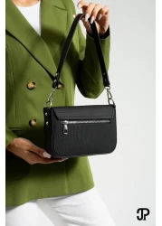 Just Polo Original Women's Mini Special Design Luxury Soft Leather Adjustable Cross Column Strap Shoulder Bag