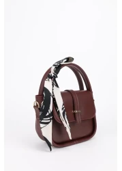 NOTHING Women's Gold Accessorized Setting Bag, Fishing Scarf, Gift Handbag Milan