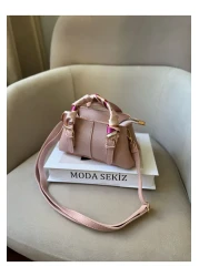 Moda Sekiz Women's Mini Crossbody Hand and Shoulder Bag with Shawl Accessory