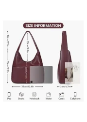 Nevnihal Women's Retro Tote Bag with Shoulder Strap