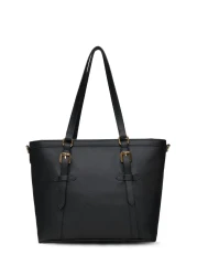 U.S. Polo Assn. حقيبة كتف نسائية سوداء Us25581