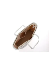 Beverly Hills Polo Club حقيبة كتف نسائية بيضاء 05BHPC111