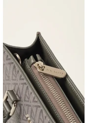Ted Baker Anthracite Oblique Monogram Handbag 240414