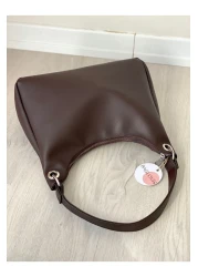 BAGLOVİS RING DETAIL LINED SHIRT SHOULDER BAG